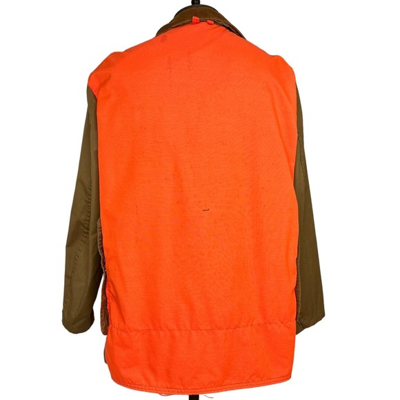 CHIEF quilted vtg duck-hunting coat Large camping jacket 1960s water-repellent - Picture 2 of 7